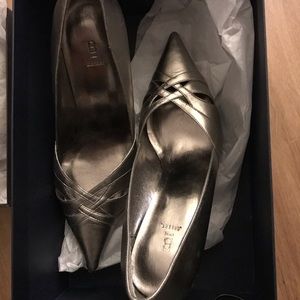 Sliver heels from Bakers